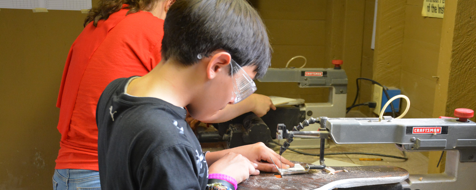 Woodworking at Lake Greeley Camp