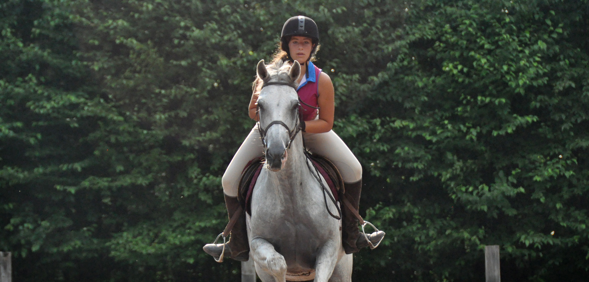 Horseback riding at Lake Greeley Camp