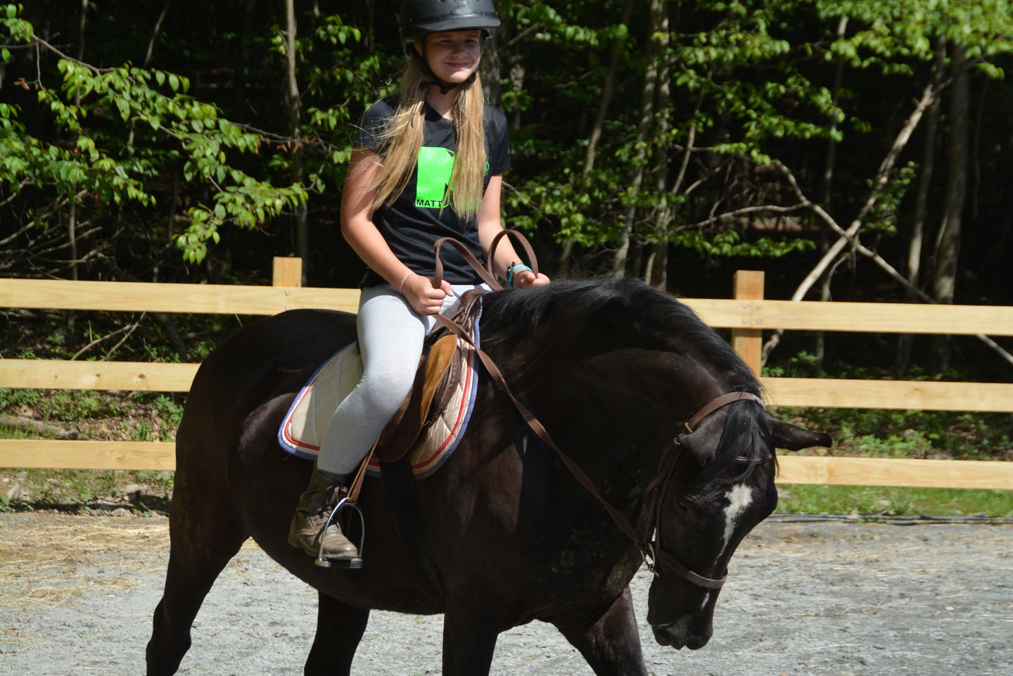 Camper riding on trails