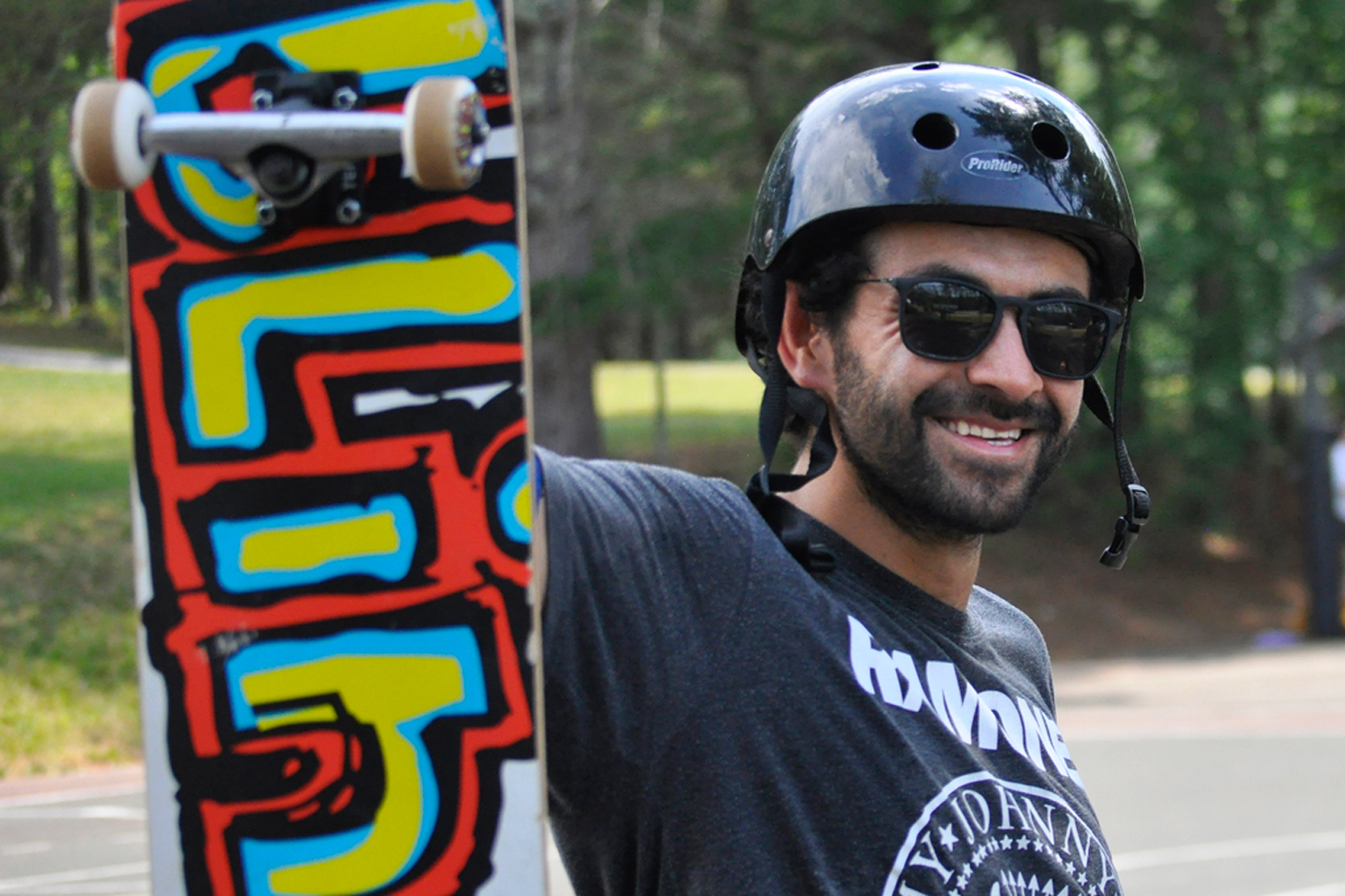 Group at the skatepark