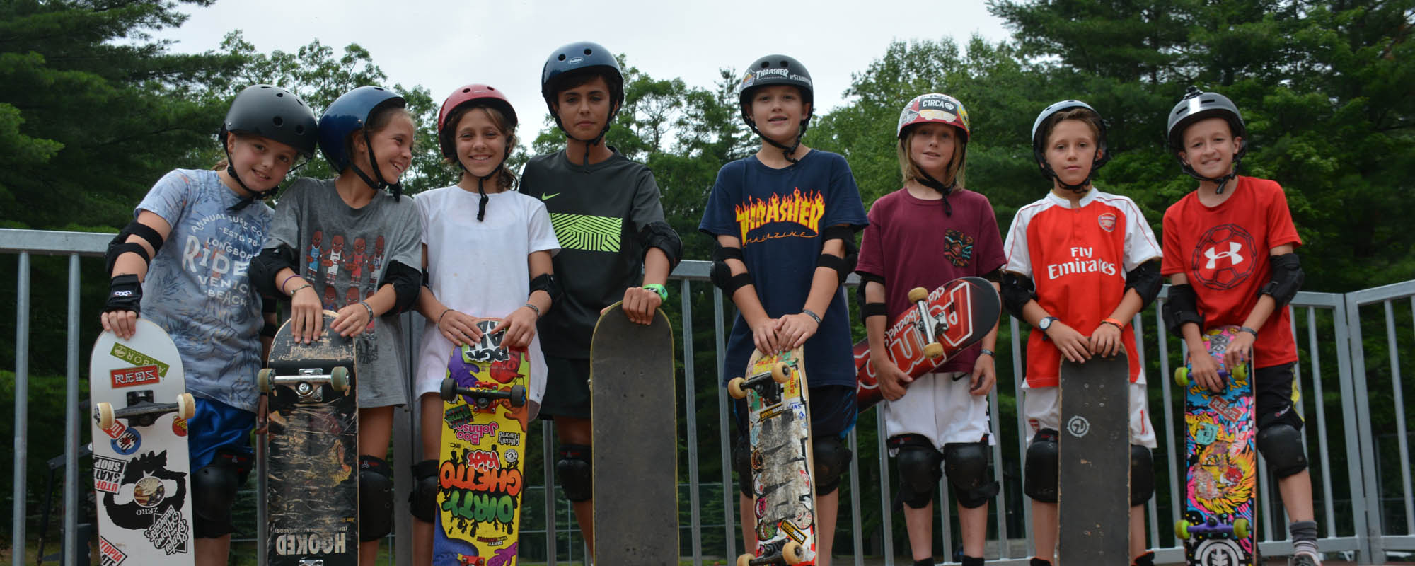 Campers at the Lake Greeley Skatepark